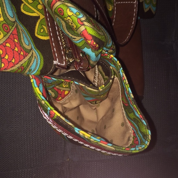 Kate Spade paisley shoulder bag gently worn - Picture 3 of 8